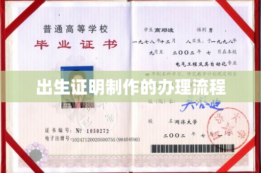 禄丰出生证明制作的办理流程