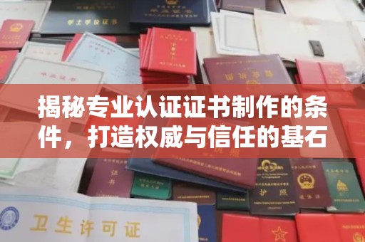 禄丰揭秘专业认证证书制作的条件，打造权威与信任的基石