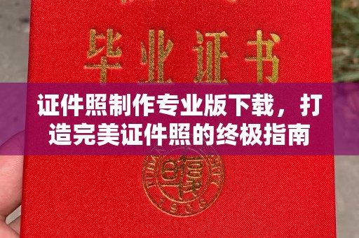 禄丰证件照制作专业版下载，打造完美证件照的终极指南