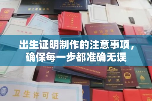 禄丰出生证明制作的注意事项，确保每一步都准确无误