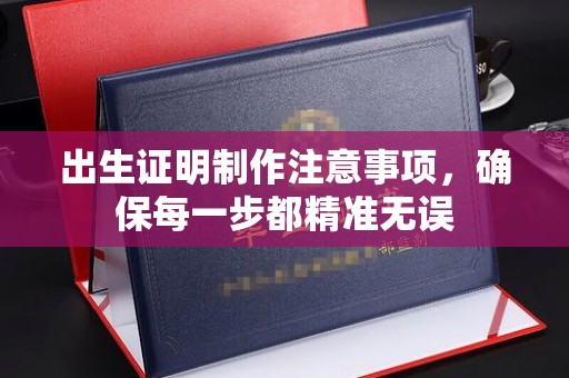 禄丰出生证明制作注意事项，确保每一步都精准无误