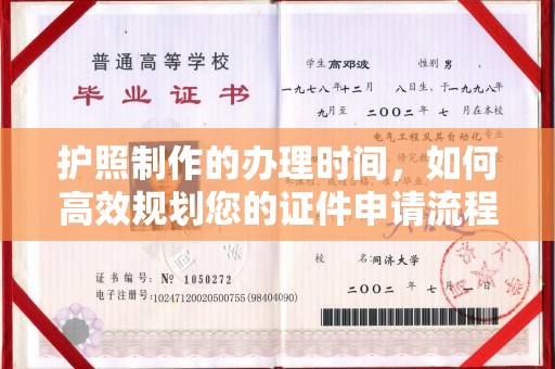 禄丰护照制作的办理时间，如何高效规划您的证件申请流程