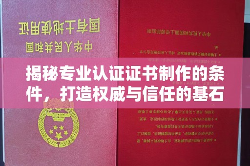 禄丰揭秘专业认证证书制作的条件，打造权威与信任的基石
