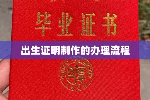 禄丰出生证明制作的办理流程