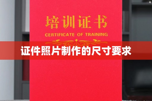 禄丰证件照片制作的尺寸要求